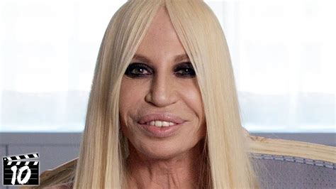 How Donatella Versace Drastically Changed Her Looks